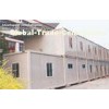 20ft dormitory container house with EPS sandwich panel and aluminum sliding window