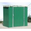Small Green Metal Garden Shed , Easy Assemble DIY Metal Shed With Single Swing Door 6x4 ft