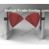 Bi Directional Wide Lane Flap Barrier Gate Double Wing Automatic Speed Gate Access