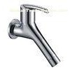 Single Hole Wall Mounted Basin Taps With Zinc Alloy Chrome Plated Handle