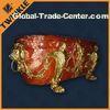 Stand Alone Natural Stone Tub With Red Natural Marble For Home