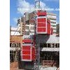 Red Double Cage Construction Material Electrical Hoist 380V 50Hz , Industrial Hoists