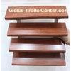 Architectural Aluminum Sun Shade Louvers Wood Grain Color Exterior Screen System