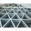 Decorative False Triangle Metal aluminum Grid Ceiling system ivory With A type
