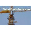 380V 50 HZ Painted Construction Tower Crane Angle Steel With Horizontal Jib Frame