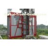 100m Construction Hoist Elevator Single Cage , 1000kg Capacity with Mast Hot-dip Galvanized