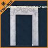 White Custom Marble Stone Hand Carved Door Surround , Surface Polished
