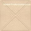Modern Artistic Clip In Ceiling Tile 300mm x 300mm , Embossed / Photo-oxidation