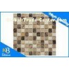 1 x 1 Inch Shower Room Travertine Marble Mosaic Flooring Tile Sqaure Polished For Wall and Floor
