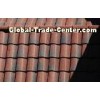 Roman / Wave Lightweight Metal Roof Tiles / Stone Coated Steel Roof Tile