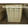 Prefabricated House Building Material PU Sandwich Panel PE , PVDF Surface finish