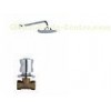 Concealed Wall Mounted Shower Taps With A Single Function Brass Stopper