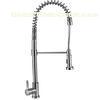OEM ODM Spring Mixer Taps Pull Out Kitchen Faucet Stainless Steel 304