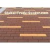 Non - Radioactive Clay Paving Brick Easy to Maintain Red / Brown Brick Pavers 2.9 - 3.2%
