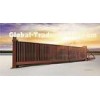 Villa Security Galvanized Trackless Automatic Sliding Gates With Mesh / Partition
