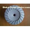 Turbo Type Diamond Cup Grinding Wheel Discs For Concrete / 4 Inch Grinder Wheels