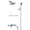 Wall Mounted Chrome Brass Bathroom Sink Faucets Concealed For Shower