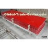 Red Polished 12mm Composite Acrylic Solid Surface Stone Slab For Wall Panel