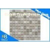 Honed Square Marble Mosaic Tiles For Kitchen Backsplash / Bathroom Tile Sheet