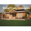 Leisure Small Green Prefabricated Cottage Modular Homes Modular Villa With Bathroom
