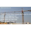 8 Ton 180m QTZ125P Flat Top Tower Crane For Construction / Wharf