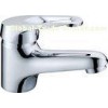 Brass Deck Mounted Basin Mixer with Single Lever for Home , #40 Ceramic Cartridge