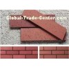 Customized Red smooth Split Face Brick for Exterior Wall Decoration
