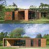 Steel Frame, wood outlook, Non-Shrinking Prefab Container Villa With 8 Modules
