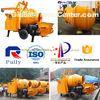 Pully JBT40-P1 compact diesel engine mini concrete mixer pump for sale