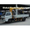 Lifting Hydraulic Truck Crane , Fast Response Telescoping Boom Crane