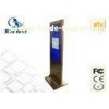 Stainless Steel Network LED Digital Signage Kiosk 46" For Restaurant