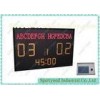 Red And Yellow Electronic Football Scoreboard , Soccer Digital Scoring Board