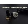 Wheel Shape Metal 3 Port USB Car Charger 5V 6.6A , USB Vehicle Charger Adapter