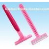 Women Disposable Razors With Lubricant Strip