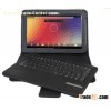 Detachable  Bluetooth keyboard leather case for Google Nexus 10"