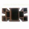 Light / Dark Bronze Aluminum T6 6061 Profiles For Double / Side Hung Window Profile