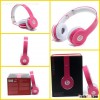 Pink beats solo hd headphone by dr dre for iphone with AAAAA Quality noise canceling 1:1 as original