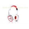 Velvet Earmuff ABS Dynamic Over The Head Headphones With Logo Printing