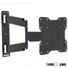 Universal tilt & swivel low-profile tv bracket