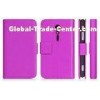 OEM Sony Cell Phone Cases, Xperia Ion LT28i Purple PU Stand Cover