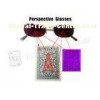 Gambling Purple Plastic Perspective Glasses For Invisible Marked Cards