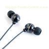 Black Wired 3.5mm Stereo Sound In Ear Earphones For Smartphone