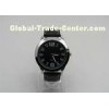 Eco - friendly brass men analog leather quartz watch with custom logo