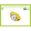 Cute Yellow Child / Kids Sports Watches For Decoration , 3D Cartoon Wrist Watches