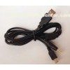 Black USB to MINI5P & PSP 2in1 USB Data Charging Cable 1.2M
