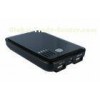 5V 5000mAh Black Portable Power Bank Dual Usb / Digital Camera Power Banks