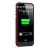 Red Iphone 5 Charging Cases External Battery Case Power Bank 2500mah
