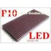 Red / Green / Blue P10 LED Module ,  Outdoor Single Color LED Display Card 346 DIP