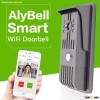 Smartphone/Tablet APP 8M night vision infrared IP waterproof video WiFi outdoor bell doorbell interc
