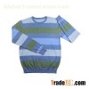 Wholesale Men's Good Quality Colorblock Pullover Long-Sleeve Crewneck Striped Sweater
